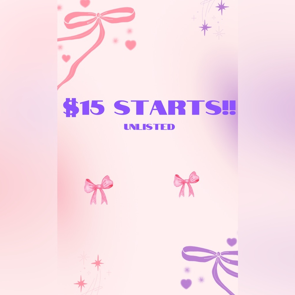 Live listing $15